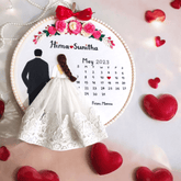 Couple Wedding Embroidery Hoop Art - BBD GIFTS